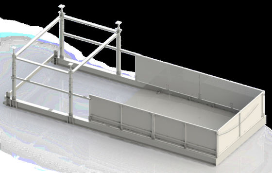سعر جيد 2.0m النوع الثابت منصة رافعة سطح تحميل FMLP2000 العرض 2000mm شهادة الحمل الكامل الانترنت