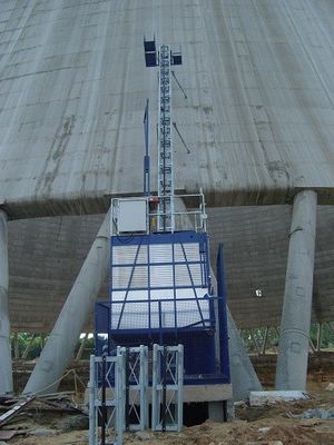 1600kg 37kw موقع البناء الرفع مع 18 ركاب SC160