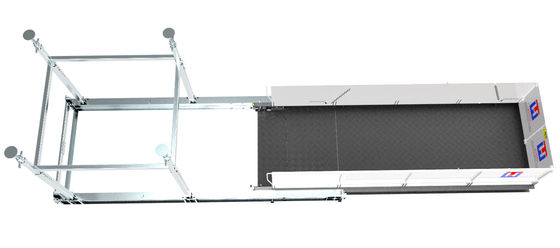 الحمولة القصوى 5000 كجم سطح تحميل رافعة قابلة للانسحاب MLP4200-H عرض 4200mm مع 2/4 دعامات