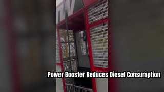 يساعد Power Booster على تقليل استهلاك الديزل بنسبة تصل إلى 70% لمعدات البناء الخاصة بك